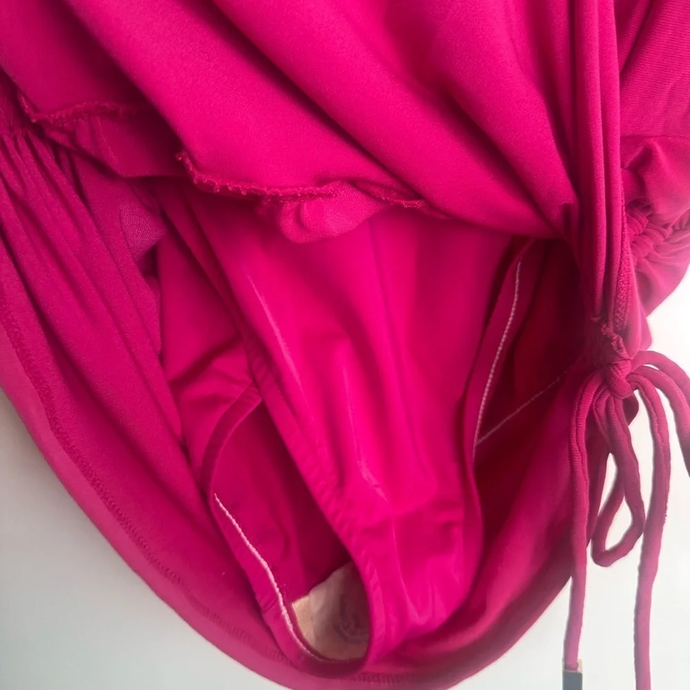 NWT MagicSuit Tummy Control Susan Allover Slimming Hot Pink One Piece Size 12